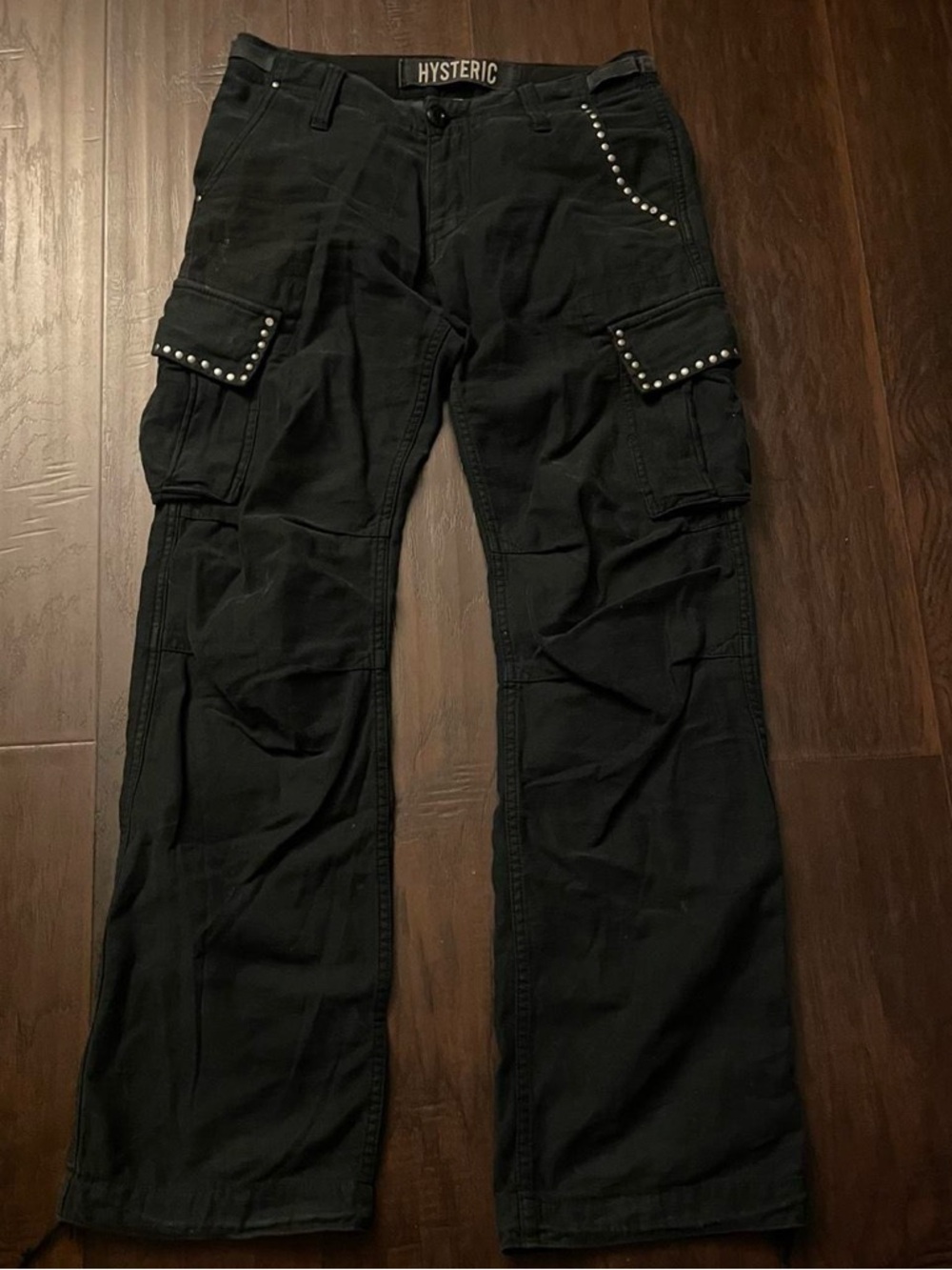 hysteric glamour studded cargo pants
